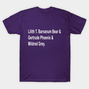 Rosen Cat Names T-Shirt